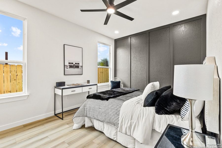 Furnished interior view inside a new home in , San Antonio (Image 12). Furnished interior view inside a new home in , San Antonio (Image 12).