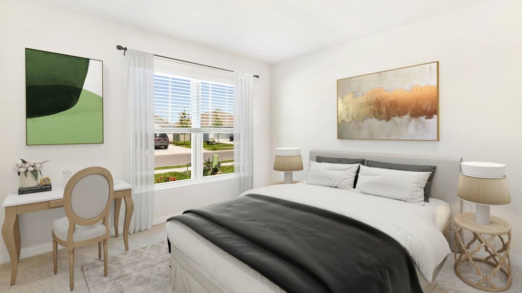 Furnished interior view inside a new home in Star Farms at Lakewood Ranch, Bradenton (Image 14).