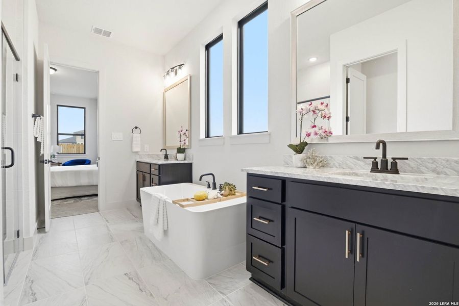 Furnished interior view inside a new home in Haby Hill 50s, San Antonio (Image 6).