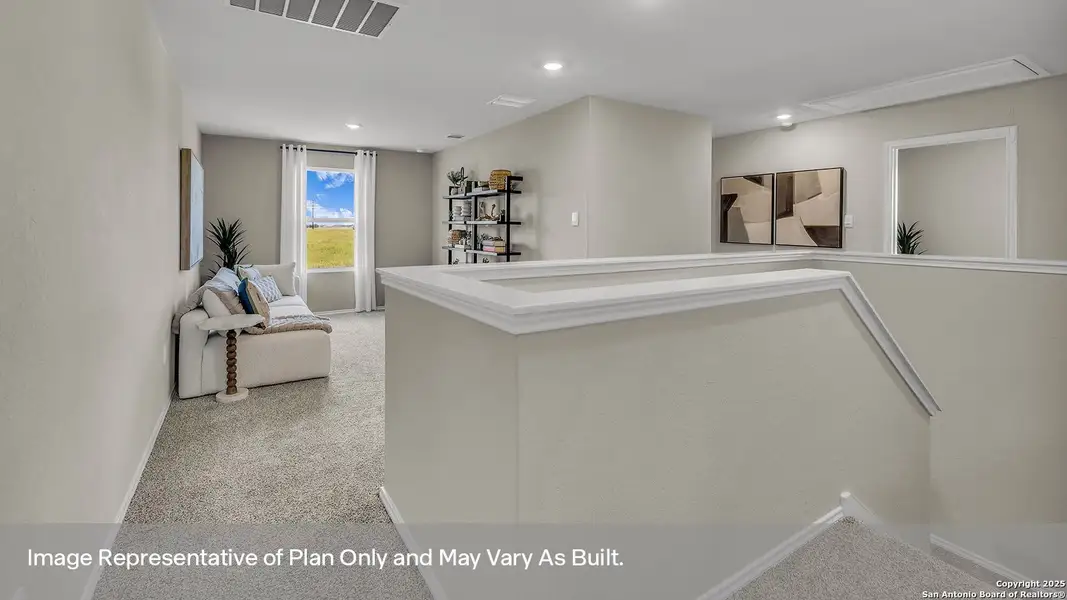 Furnished interior view inside a new home in Spring Valley, New Braunfels (Image 13).