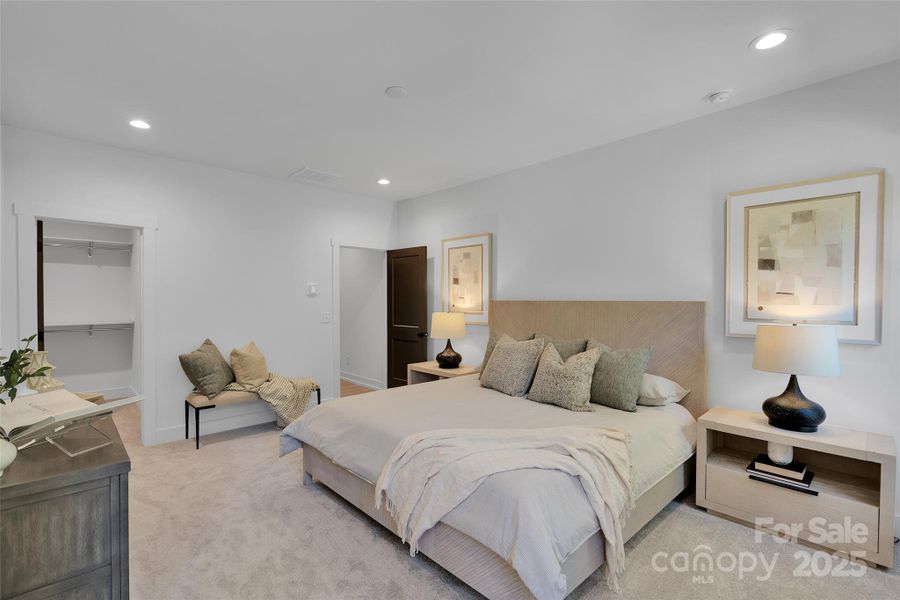 Furnished interior view inside a new home in , Charlotte (Image 6). Furnished interior view inside a new home in , Charlotte (Image 6).