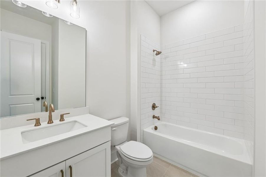 Furnished interior view inside a new home in Waterhaven, Cumming (Image 11).