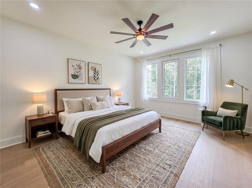 Furnished interior view inside a new home in , Winder (Image 19).