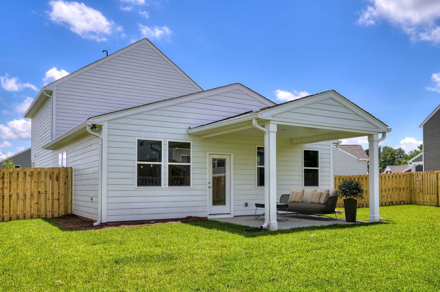 Rear Covered Patio