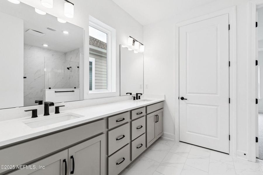 Furnished interior view inside a new home in Evergreen Island at Silverleaf - Classic, St. Augustine (Image 8).