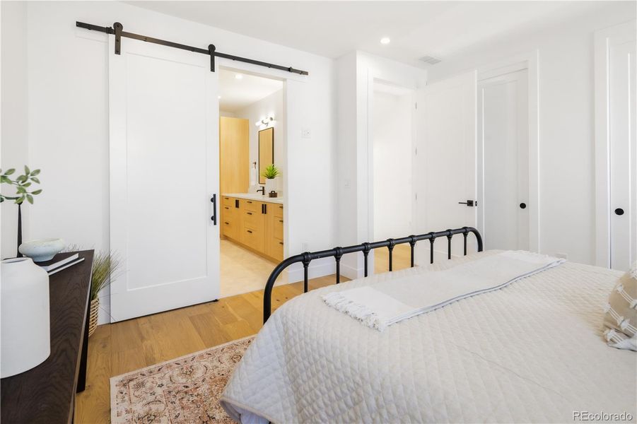 Furnished interior view inside a new home in , Denver (Image 17).