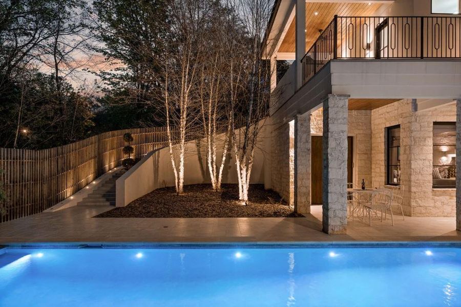 Exterior details and patio area of a home in , Sandy Springs (Image 31).