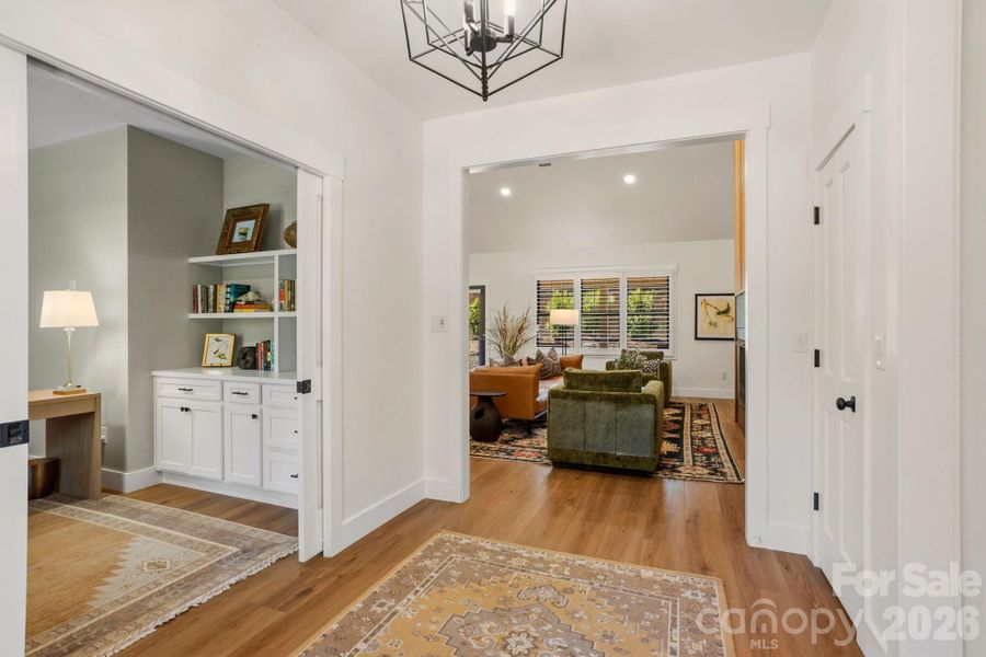 Furnished interior view inside a new home in , Hendersonville (Image 17).