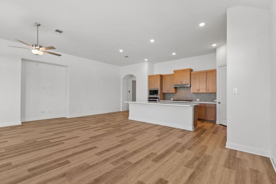 From Family Room to Open Concept Kitchen
