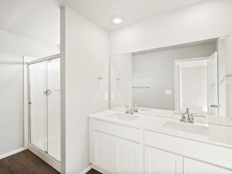 Furnished interior view inside a new home in Poudre Heights: The Meadow Collection, Windsor (Image 5).