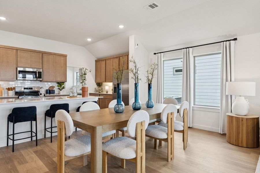 Dining Area in the Diamond home plan by Trophy Signature Homes – REPRESENTATIVE PHOTO