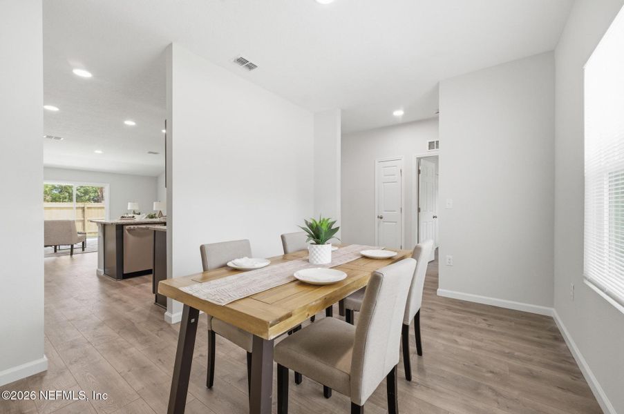 Furnished interior view inside a new home in , Jacksonville (Image 12).