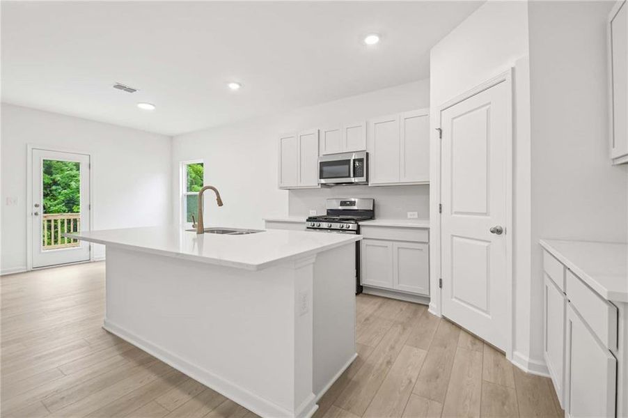 Furnished interior view inside a new home in The Pointe at Heron Bay, Locust Grove (Image 7).