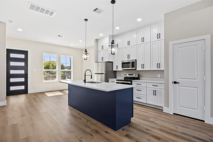 Furnished interior view inside a new home in , Houston (Image 11).