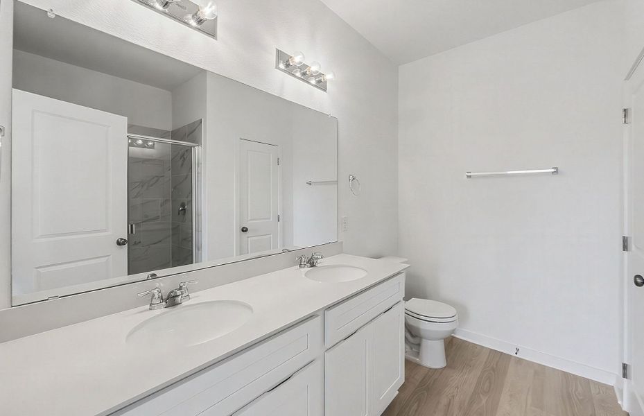 Furnished interior view inside a new home in Larson Crossing, Elgin (Image 3).