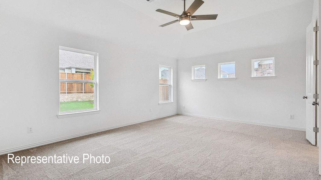 Furnished interior view inside a new home in Green Meadows Premier, Celina (Image 9).