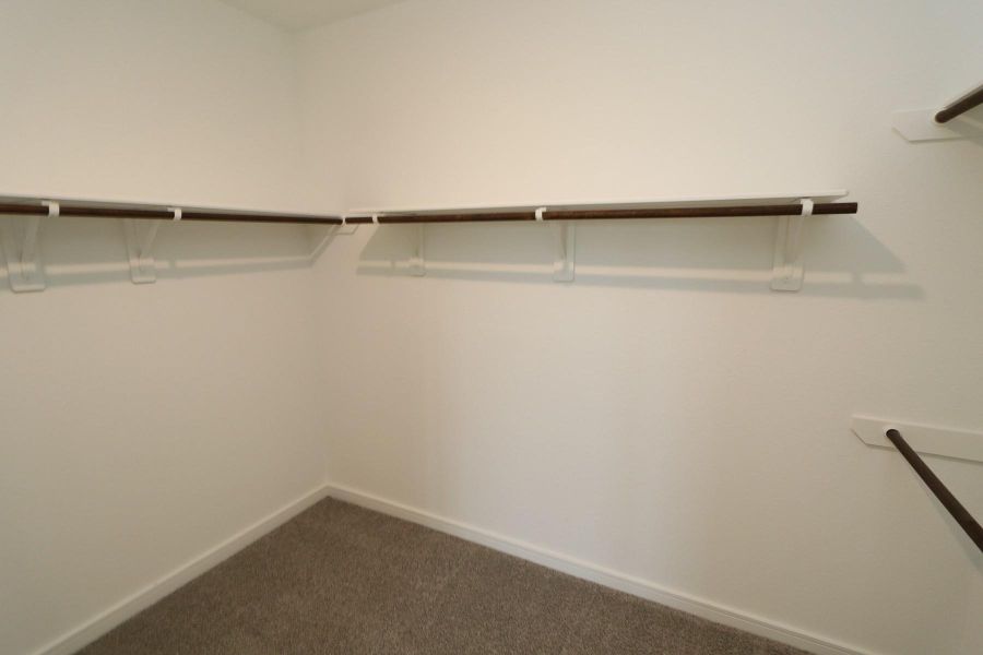 Primary walk-in closet Primary walk-in closet