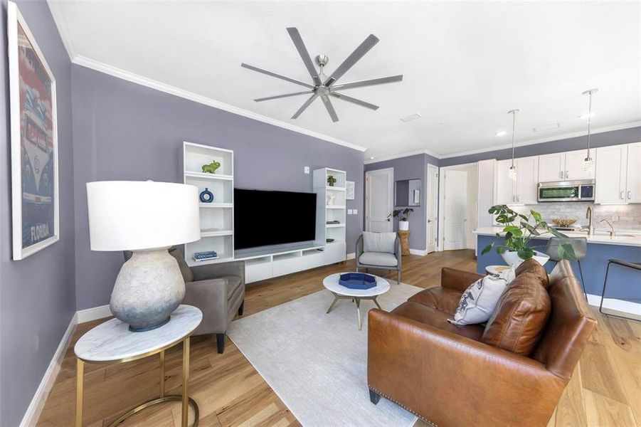 Furnished interior view inside a new home in Castille Urbana, St. Petersburg (Image 8).