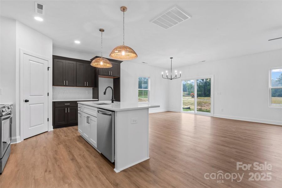 Furnished interior view inside a new home in , Kannapolis (Image 5). Furnished interior view inside a new home in , Kannapolis (Image 5).