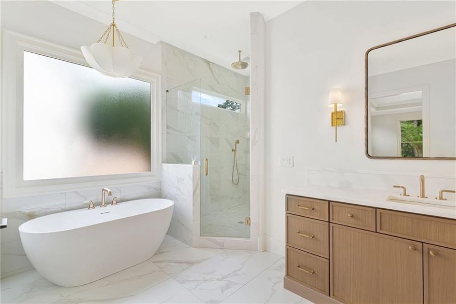 Furnished interior view inside a new home in , Roswell (Image 7).