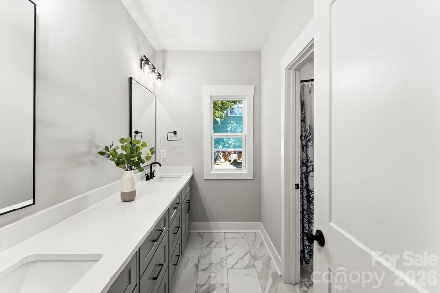 Furnished interior view inside a new home in , York (Image 41).