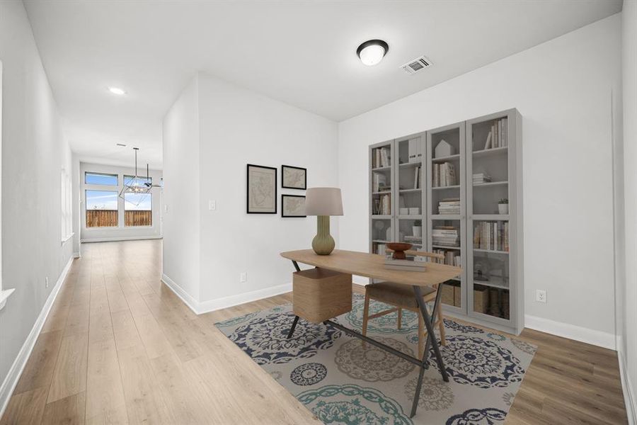 Furnished interior view inside a new home in Creekshaw – Gardens, Royse City (Image 12).