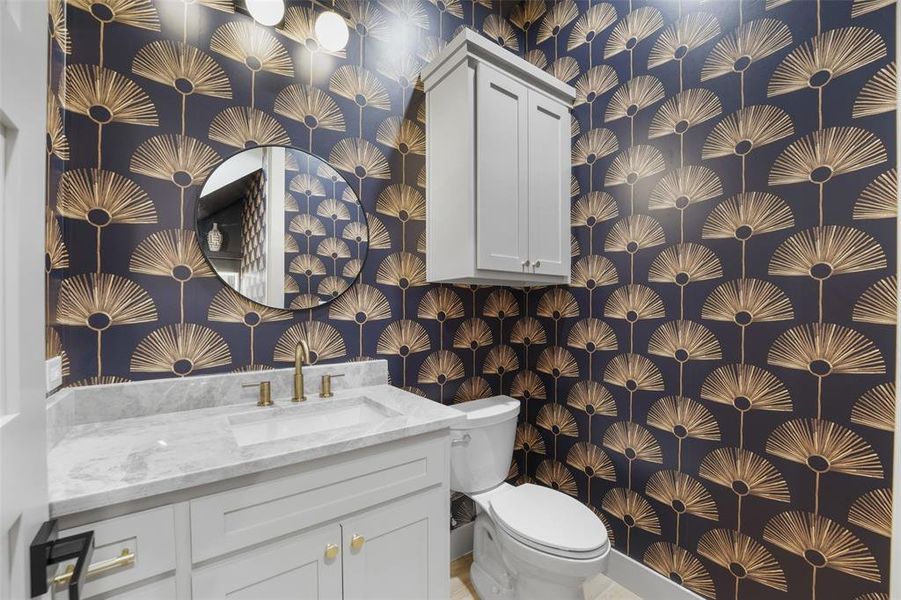 Furnished interior view inside a new home in , Malakoff (Image 10).