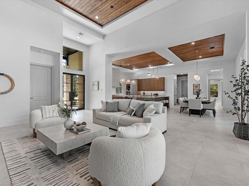 Furnished interior view inside a new home in , Montgomery (Image 29).