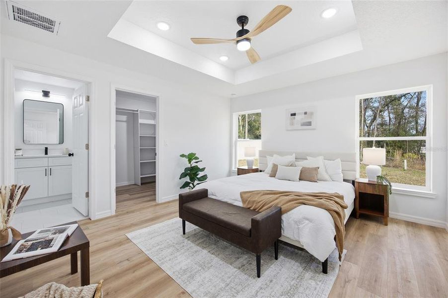 Furnished interior view inside a new home in , Citrus Springs (Image 29).