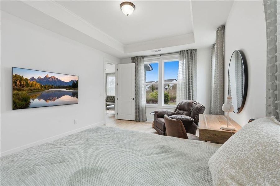 Furnished interior view inside a new home in , Hoschton (Image 42).
