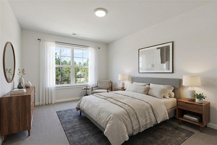 Furnished interior view inside a new home in High Shoals, Dallas (Image 9).