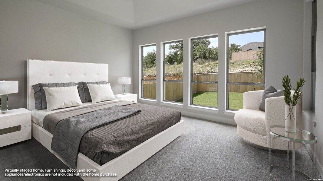 Furnished interior view inside a new home in Johnson Ranch, Bulverde (Image 15). Furnished interior view inside a new home in Johnson Ranch, Bulverde (Image 15).