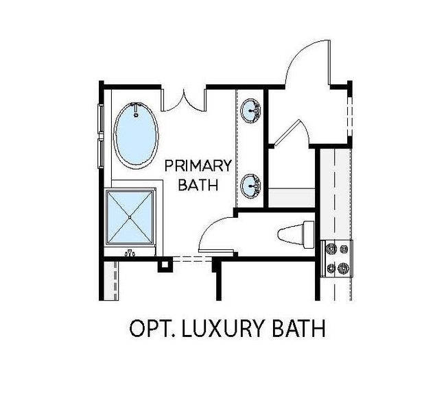 2D floor plan layout for the Berkeley by Greybrook Homes in Harbor Watch, Statesville, NC (Image 36).