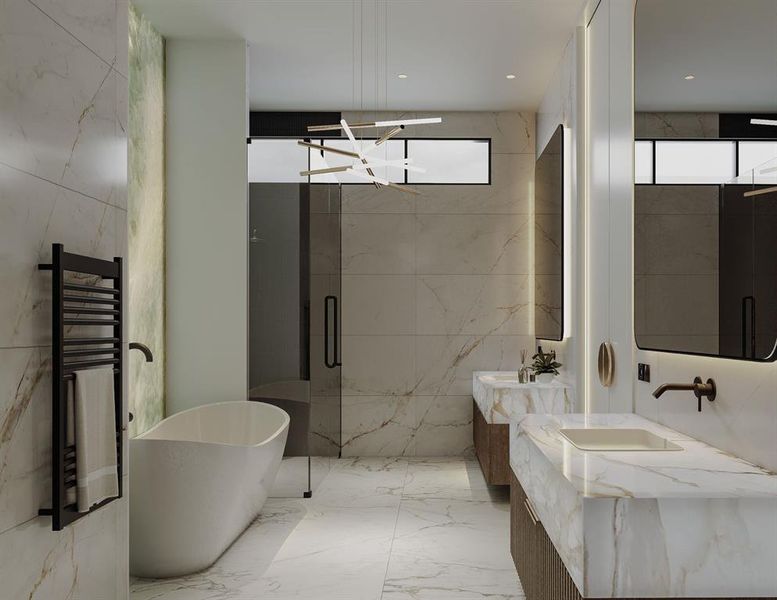 Furnished interior view inside a new home in , Southlake (Image 3). Furnished interior view inside a new home in , Southlake (Image 3).