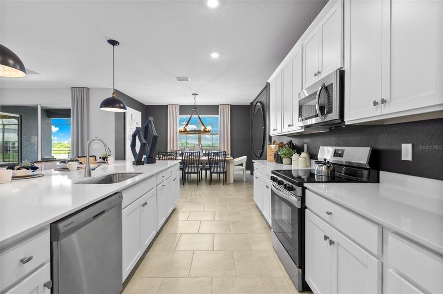 Furnished interior view inside a new home in Rye Ranch, Parrish (Image 8).