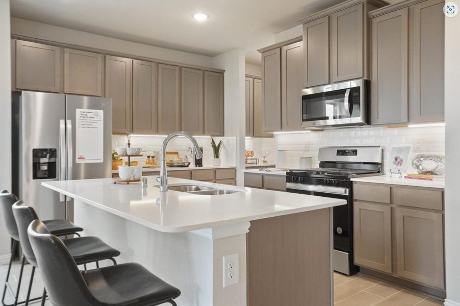 Representative photo of the kitchen