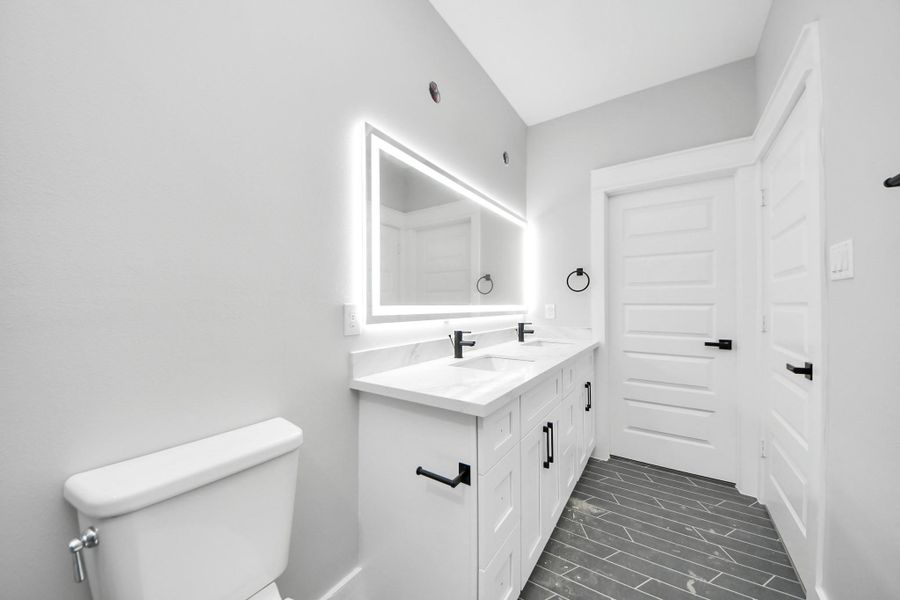 Furnished interior view inside a new home in , La Porte (Image 9). Furnished interior view inside a new home in , La Porte (Image 9).