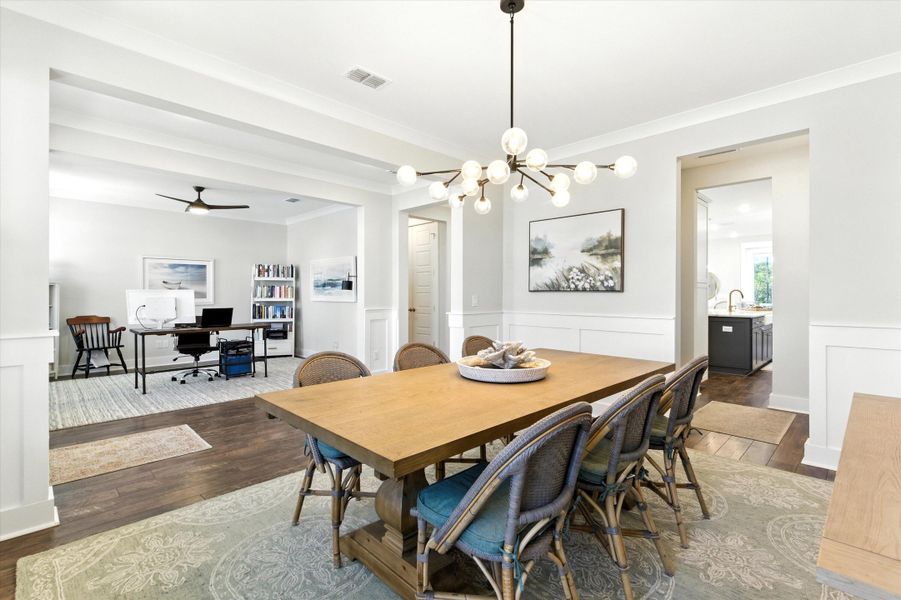 Furnished interior view inside a new home in , Mount Pleasant (Image 13).