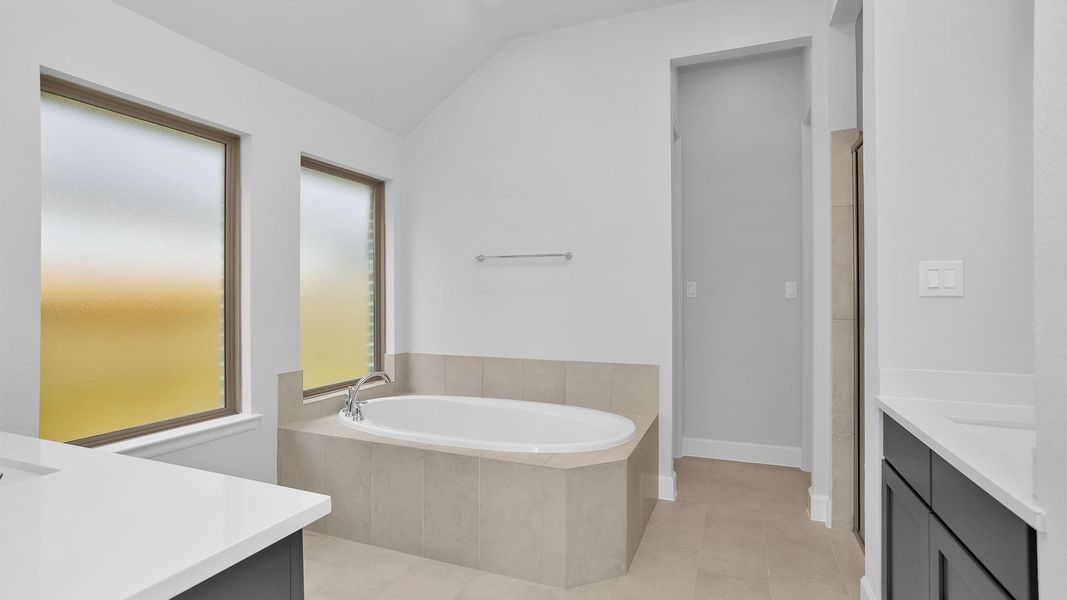 Furnished interior view inside a new home in Grange 50', Katy (Image 4). Furnished interior view inside a new home in Grange 50', Katy (Image 4).