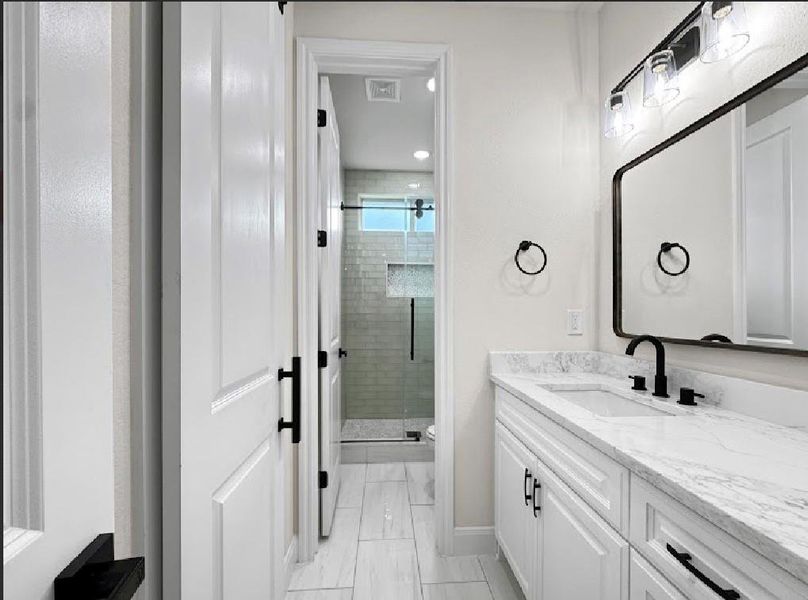 Similar Bathroom in a Home Built by TX Best Home Builders Similar Bathroom in a Home Built by TX Best Home Builders