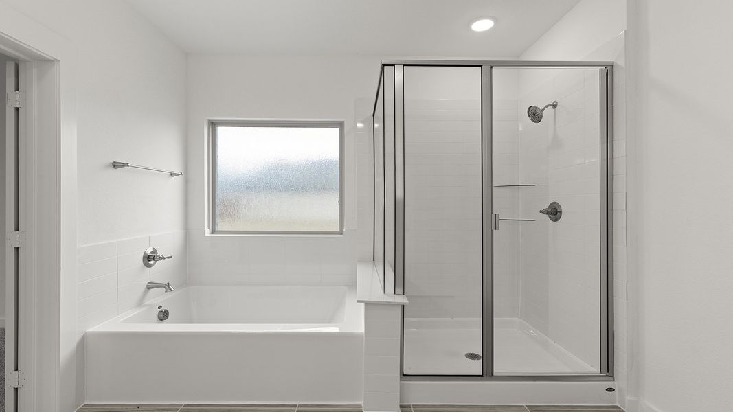 Furnished interior view inside a new home in Keeneland 50s, Aubrey (Image 12).