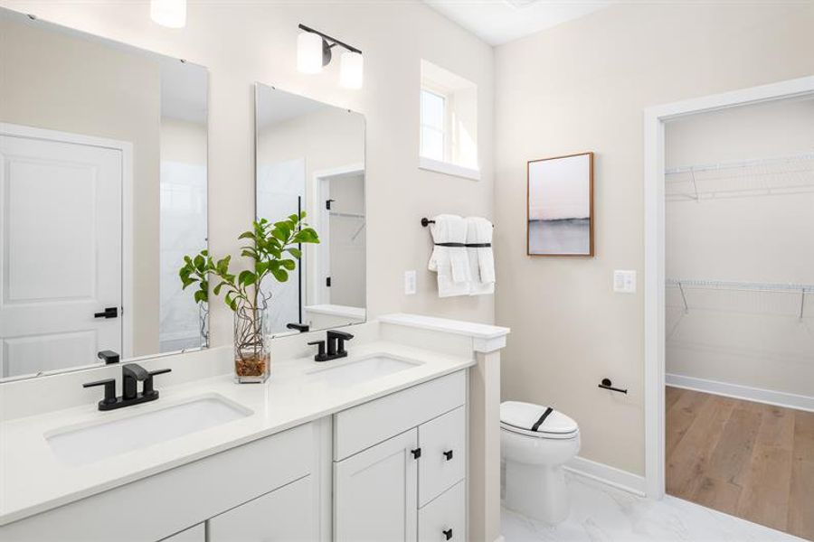 Furnished interior view inside a new home in Newberry 55+, McDonough (Image 11).