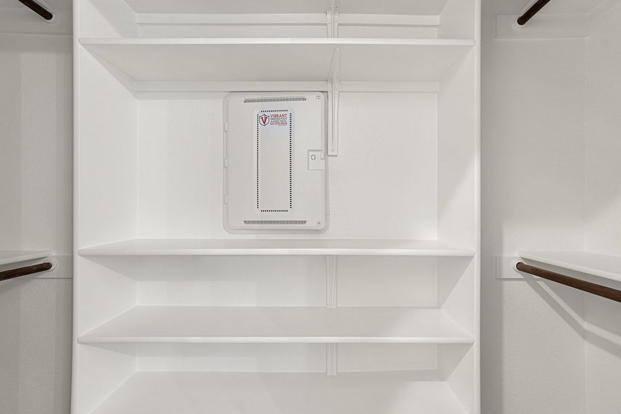 Close-up of interior finishes inside a home in Koenig Townhomes, Austin (Image 9).
