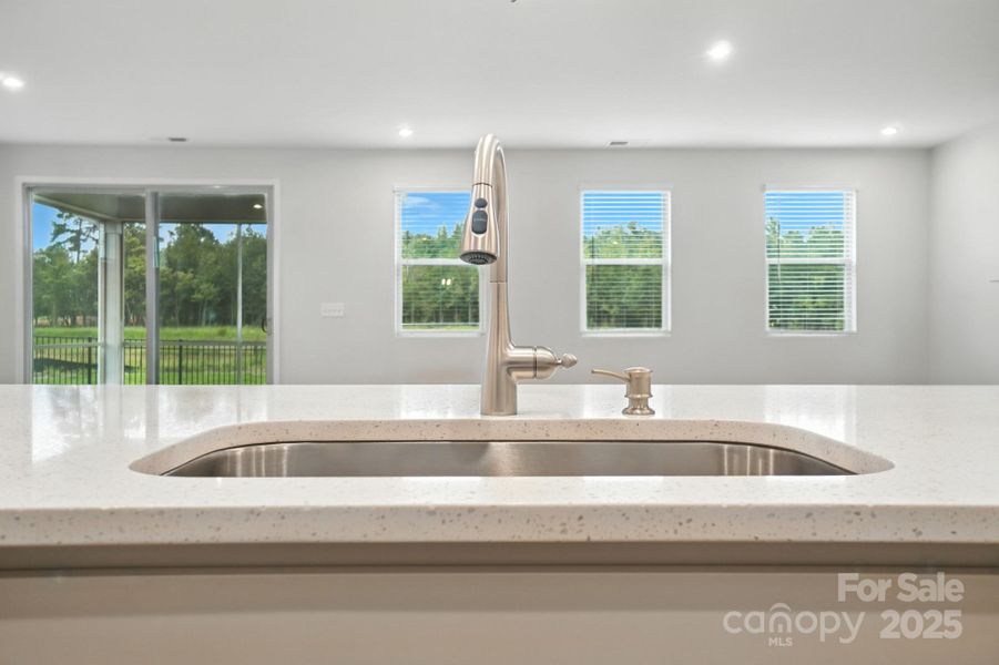 Furnished interior view inside a new home in Waxhaw Landing, Monroe (Image 9).