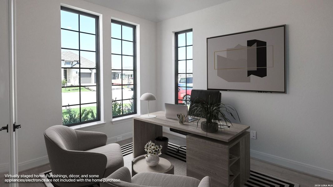 Furnished interior view inside a new home in Meadows of Mill Creek, Seguin (Image 8).
