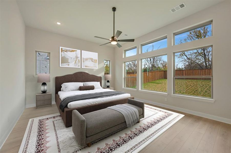 Furnished interior view inside a new home in Northshore at Lakewood Village - Estate Series, Lakewood Village (Image 14).