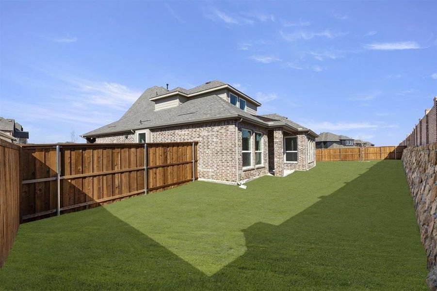 Exterior details and patio area of a home in Edgewood Creek, Celina (Image 23). Exterior details and patio area of a home in Edgewood Creek, Celina (Image 23).