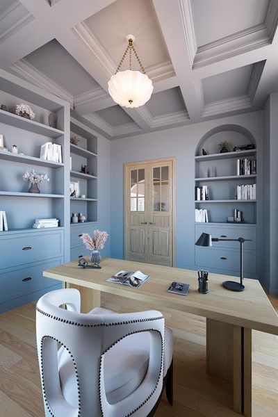 Furnished interior view inside a new home in , Dallas (Image 11).