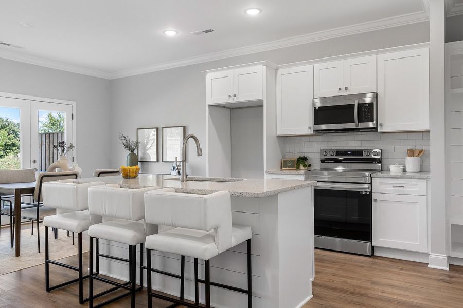 Furnished interior in a model home at The Abaco in Cleveland (Image 14).