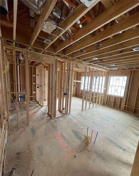 In-progress construction of a new home in , Fayetteville, GA (Image 4).